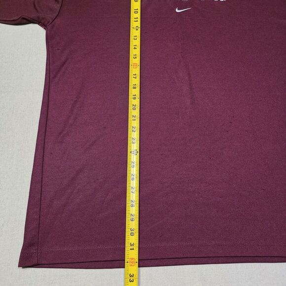 Vintage Nike Team Shirt/Jersey Texas A&M Mens XL Maroon Center Swoosh Crew Neck - Picture 7 of 7
